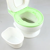 TinySeat – Kids Toilet Seat (White & Green)